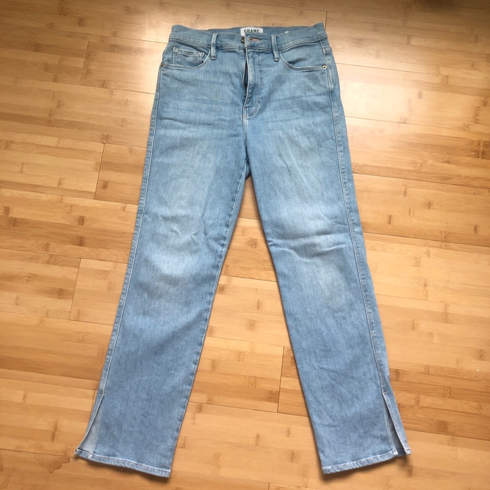 Frame high waisted jeans size 28